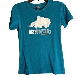 Next Level Apparel Bias Brewing Fitted Short Sleeve T-Shirt size M